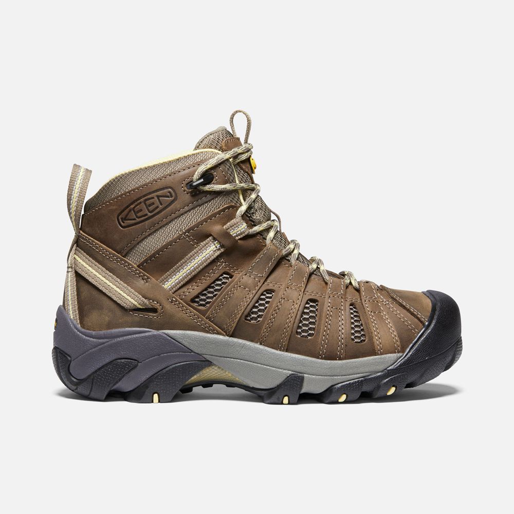 Keen Outdoor Bot Kadın Kahverengi - Voyageur Mid - Türkiye RQMW86251